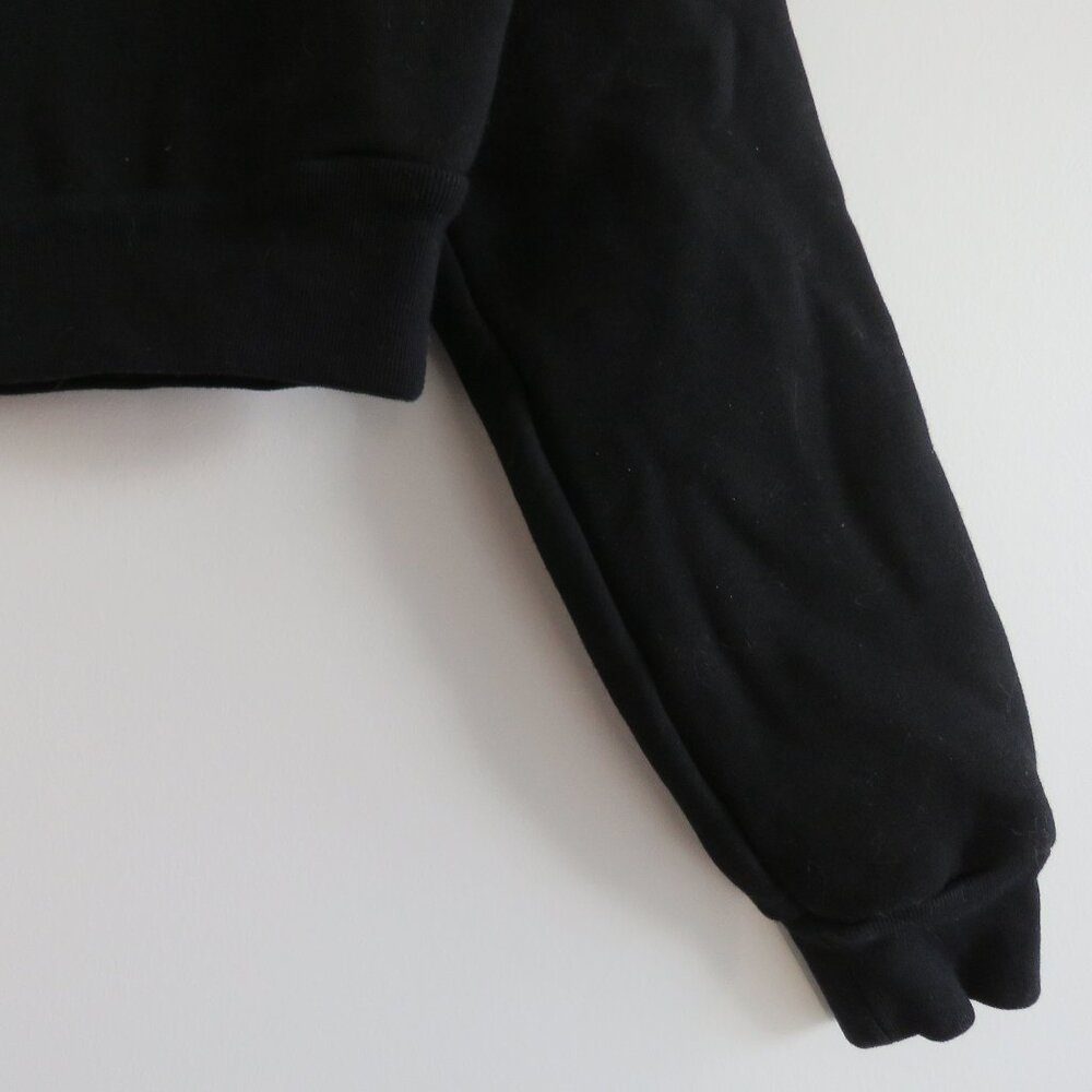 MANIERE DE VOIR Essential High Neck Sweater Jumper in Black Goth Vamp - Size XS - Picture 6 of 12
